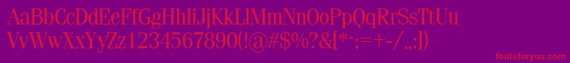 Smz Font – Red Fonts on Purple Background