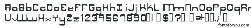 Шрифт NyakSquared1 – прямые шрифты