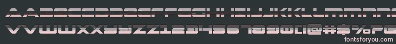 Strikelordgrad Font – Pink Fonts on Black Background