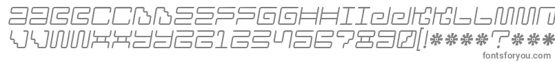 Шрифт Iron Lounge 2 – серые шрифты на белом фоне