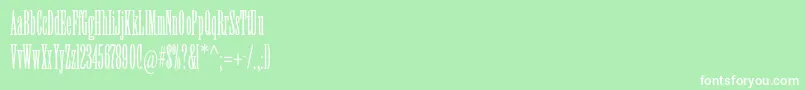 Willowstd Font – White Fonts on Green Background