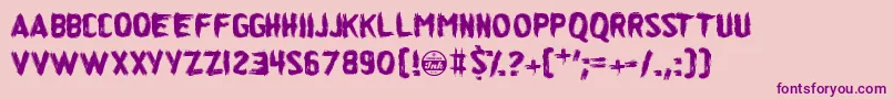 More about IdiotStax Font IdiotStax Font – Purple Fonts on Pink Background