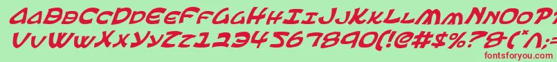 Ephesiani Font – Red Fonts on Green Background