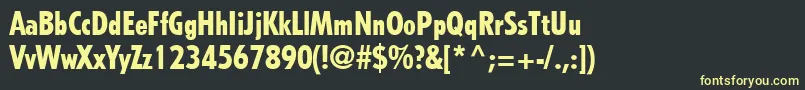 Подробнее о шрифте TempoLtHeavyCondensed Шрифт TempoLtHeavyCondensed – жёлтые шрифты на чёрном фоне