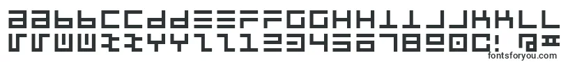 Шрифт UltralineRegular – научно-фантастические шрифты