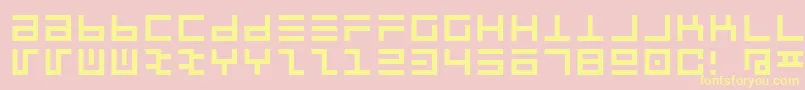 More about UltralineRegular Font UltralineRegular Font – Yellow Fonts on Pink Background