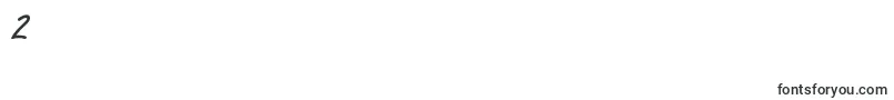 JottflfBolditalic Font – Fonts for Digit 2