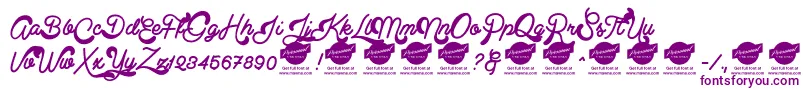 ClearlinePersonalUseOnly Font – Purple Fonts