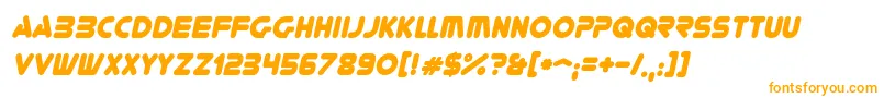 YoureGoneItalic Font – Orange Fonts on White Background