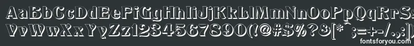 TitaniaShadow Font – White Fonts