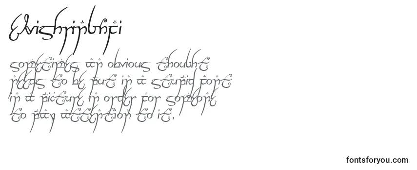 Шрифт ElvishRingNfi (32855)