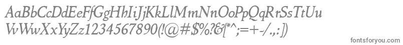 fuente MarcoPoloItalic – Fuentes Grises