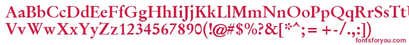 GaramondHalbfett Font – Red Fonts