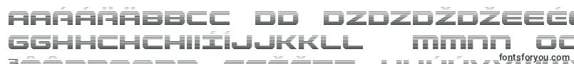 Czcionka Gunshipgrad – słowackie czcionki