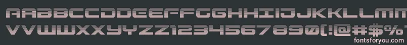 Gunshipgrad Font – Pink Fonts on Black Background