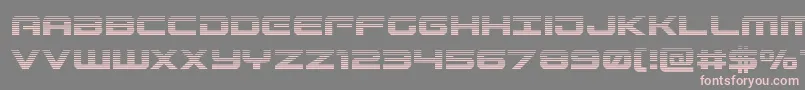 Gunshipgrad Font – Pink Fonts on Gray Background