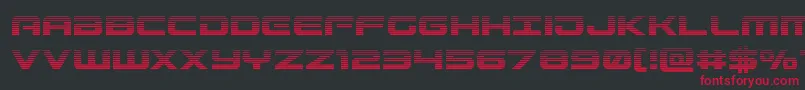 fuente Gunshipgrad – Fuentes Rojas Sobre Fondo Negro