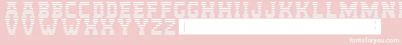 IbmLogo Font – White Fonts on Pink Background