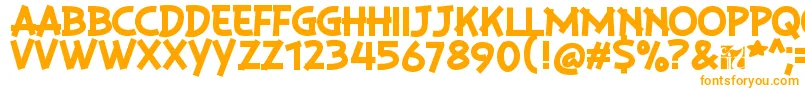 Шрифт PlaysirRegular – оранжевые шрифты