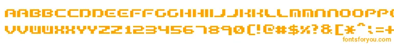 FormulaTooComplex.2 Font – Orange Fonts on White Background