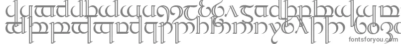 More about TengwarQuenya2 Font TengwarQuenya2 Font – Gray Fonts on White Background