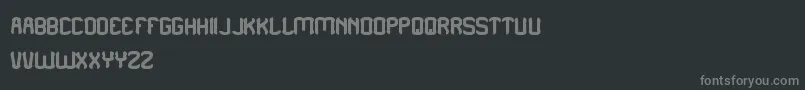 PleaseForgiveMe Font – Gray Fonts on Black Background