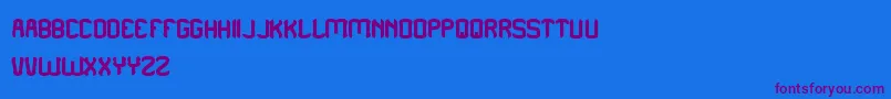 PleaseForgiveMe Font – Purple Fonts on Blue Background