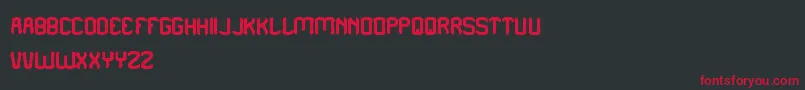 PleaseForgiveMe Font – Red Fonts on Black Background