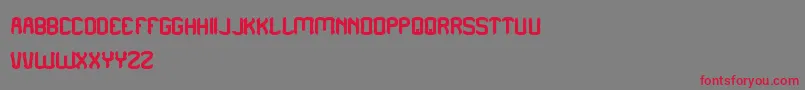 PleaseForgiveMe Font – Red Fonts on Gray Background