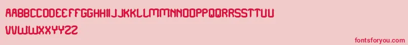 PleaseForgiveMe Font – Red Fonts on Pink Background