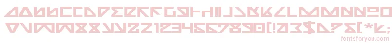 Nickbe Font – Pink Fonts on White Background