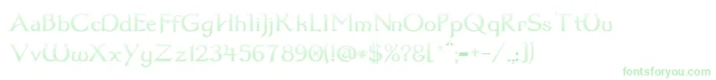 Dum1cud Font – Green Fonts on White Background