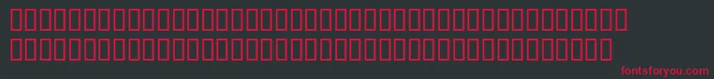 OctavianmtItalicExpert Font – Red Fonts on Black Background