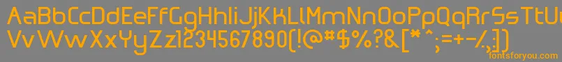 More about OmicronZeta Font OmicronZeta Font – Orange Fonts on Gray Background