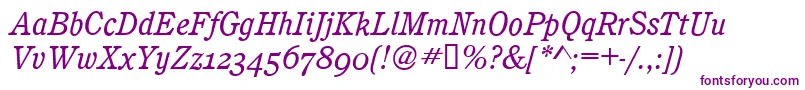 CalgaryOsfBookitalic Font – Purple Fonts