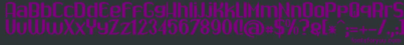 Drabe Font – Purple Fonts on Black Background