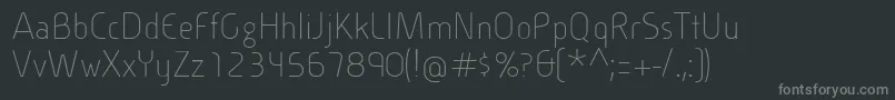 fuente CineplexLtLight – Fuentes Grises Sobre Fondo Negro