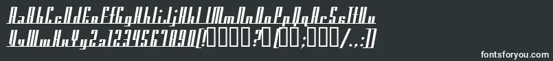 AmericanaDreamsBold Font – White Fonts on Black Background