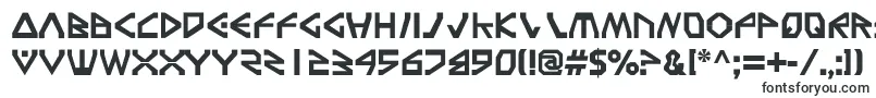 Шрифт Terra ffy – квадратные шрифты
