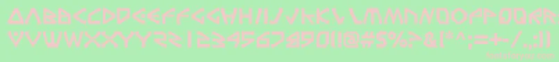 Terra ffy Font – Pink Fonts on Green Background
