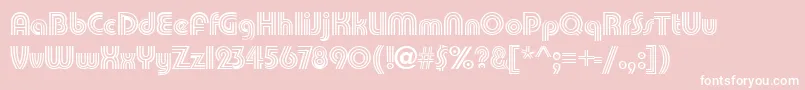 PatamonRegular Font – White Fonts on Pink Background