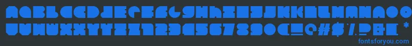 Lisätietoja Square80-fontista Square80-fontti – siniset fontit mustalla taustalla