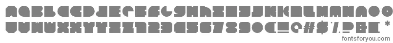 Шрифт Square80 – серые шрифты на белом фоне