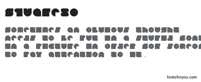 Обзор шрифта Square80