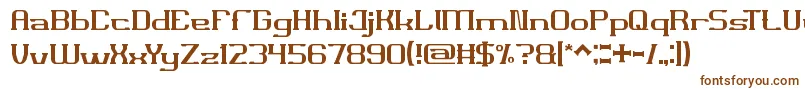 Malaikat Font – Brown Fonts on White Background