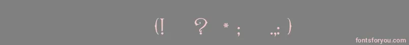 Karmen Font – Pink Fonts on Gray Background