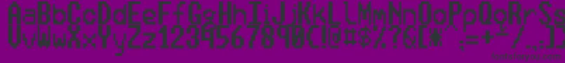 LegoBrix Font – Black Fonts on Purple Background