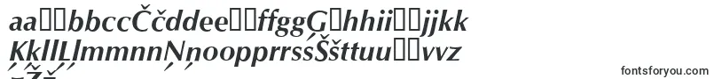 OpusBolditalic-fontti – latvian fontit