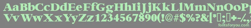 Ingenuedisplayssk Font – Green Fonts on Gray Background