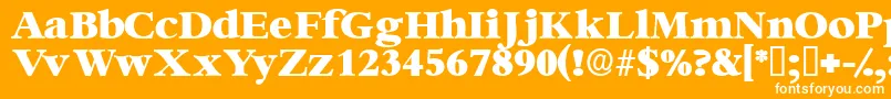 Ingenuedisplayssk Font – White Fonts on Orange Background